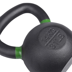 Fabrikgroßhandel 42kg 50kg 60kg Kettlebell 20kg Kettlebell Pulverbeschichtete Gusseisen Kettlebell für das Fitnessstudio-Training - Product Image 4