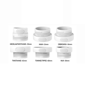Adaptador Calentador <span class=keywords><strong>de</strong></span> Biberones <span class=keywords><strong>de</strong></span> Silicona PP Anti-Fugas, Libre <span class=keywords><strong>de</strong></span> BPA y Ftalatos, Ajuste Universal para Biberones <span class=keywords><strong>de</strong></span> Boca Estándar, Ajustable - Product Image 2