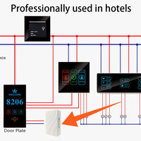 XINHUI choque Mecánico Metal llamativo sonido con cable timbre de puerta de hotel 220V 110V timbre eléctrico Ding Dong