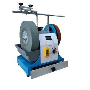 เครื่องลับมีดไฟฟ้าแบบตั้งโต๊ะขนาดเล็ก 10 นิ้ว ระบายความร้อนด้วยน้ำ ปรับความเร็วได้ ล้อคู่ ใช้ในครัวเรือน สำหรับลับมีดและกรรไกร - Product Image 5