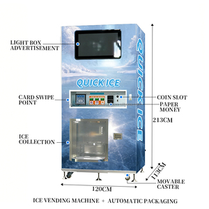 Fully Automatic Bagged Ice Maker, Reverse Osmosis Water Ice Vending Machine,ice Vending Machine with <b>Auto</b> Bagging - Product Image 3