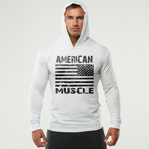 XINRUOXIN Camiseta Deportiva de Algodón de Manga Larga, Jersey de Talla Grande, Sudadera con Capucha de Lana para Hombre - Product Image 3