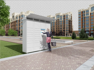 Đa chức năng thông minh bưu kiện <span class=keywords><strong>Locker</strong></span> với tủ lạnh <span class=keywords><strong>Locker</strong></span> OEM & ODM hỗ trợ - Product Image 3