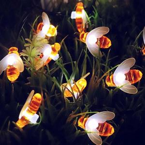 <span class=keywords><strong>Guirlande</strong></span> <span class=keywords><strong>solaire</strong></span> extérieure 30led <span class=keywords><strong>guirlande</strong></span> lumineuse abeille éclairage décoratif pour jardin intérieur maison Patio fête sur la pelouse - Product Image 1