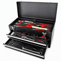 Ensemble complet d'outils roses avec pinces, marteau, clés à douille, tournevis pour la maison, le bricolage et la réparation automobile - Vente en gros