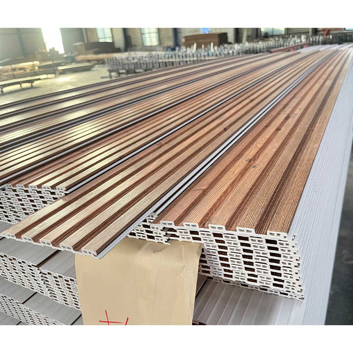 Wood Alternative Panels WPC Fluted Wall Panel 3D PVC Wall Panel ...