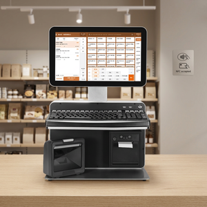 Commercial Touch Screen POS Terminal <b>with</b> <b>Printer</b> Barcode <b>Scanner</b> NFC Payment - Product Image 1