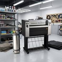 Machine de nettoyage automatique de tapis et de moquettes avec réservoir sous pression et séchoir pour lavage automobile, hôtels et gymnases