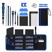 Jeu de tournevis de précision professionnel 142-en-1 multifonctionnel, personnalisable OEM, vente en gros d'usine, embouts CRV, manche en aluminium 120