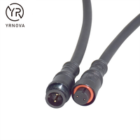 Connecteur M16 pour moteur de moyeu de vélo électrique, 3 broches, 3 conducteurs, étanche, personnalisé, connecteur de moteur électrique P67, 2A, en cuivre