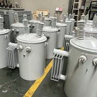 Transformador Eléctrico Monofásico Sumergido en Aceite Hongwei de 100 kVA, 50/60 Hz, para Sistemas de Distribución de Energía