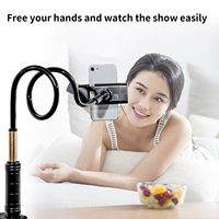 Tablette de bureau universelle 2023 degrés, support de téléphone portable à suspension Flexible et Unique personnalisé pour Selfie, rotation à 360 degrés