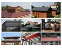 Installation facile, excellente résistance aux intempéries, écologiques, bardeaux de toiture ASA de qualité supérieure européenne pour serre