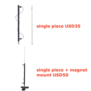 Antenne radio mobile 7-50 MHz pour voitures - Product Image 4
