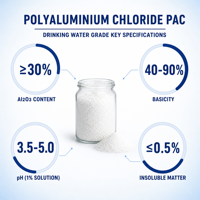 Traitement de l'eau des hôpitaux, coagulant en chlorure de polyaluminium PAC