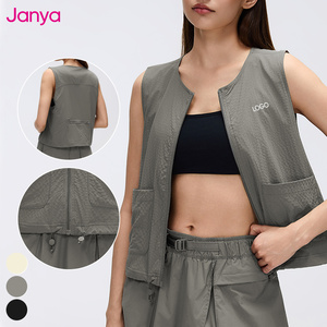 <span class=keywords><strong>Veste</strong></span> décontractée pour femmes Janya, hauts à plusieurs poches, gilet de <span class=keywords><strong>randonnée</strong></span> cargo, séchage rapide, respirant, <span class=keywords><strong>sans</strong></span> manches, fermeture éclair intégrale, <span class=keywords><strong>veste</strong></span> de sport - Product Image 1