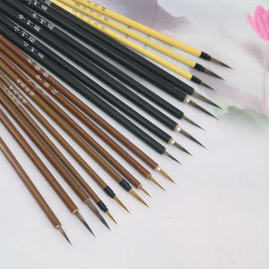 Pinceau modèle miniature de détail d'artiste pour <span class=keywords><strong>peinture</strong></span> à l'<span class=keywords><strong>huile</strong></span> acrylique Gouache aquarelle Tempera Body Painting - Product Image 6