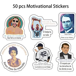 Pegatinas Bilingües del Mes de la Herencia Hispánica con Frases en Español e Inglés para Estudiantes, Diarios y Aulas - Product Image 3