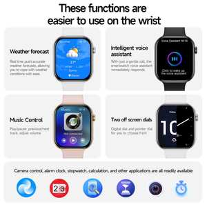 นาฬิกาอัจฉริยะ IW10 หน้าจอสัมผัส น้ำหนักเบา 38 กรัม พร้อม GPS ระบบ SOS ควบคุมการวัดอัตราการเต้นของหัวใจ กันน้ำระดับ IP67 เพื่อชีวิตประจำวันที่สะดวกสบาย - Product Image 5