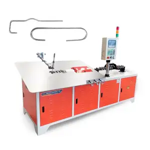 Machine de formage de fil plat automatique/machine de cintrage de fil de bobine ronde CNC pour rack ou crochet