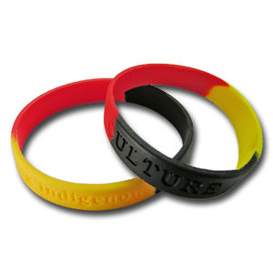 Pulseras de Silicona con Etiquetas de Acero Inoxidable, Pulseras de Silicona para Niños - Product Image 1