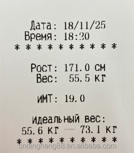 Báscula de Medición de Altura y Peso Humana por Ultrasonido Dingheng DHM-15 con Función de IMC, Precisión de 0.1KG, Pantalla LED, Placa de Acero - Product Image 5