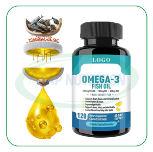 Омега-3 рыбий жир мягкие капсулы <span class=keywords><strong>EPA</strong></span> <span class=keywords><strong>DHA</strong></span> 1000 мг медицинские добавки для мозга витамины оптом Халяль Omega 3 рыбий жир Softgels - Product Image 3