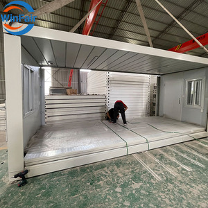 บ้านสำนักงานสำเร็จรูปพับได้แบบพกพา WinFair China Flat Pack Tiny Easy Assemble Collapsible Office Prefabricated Portable House Foldable Folding Container House WinF - Product Image 1
