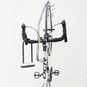 Pioneer Bike Rack <span class=keywords><strong>Garage</strong></span> Support mural pour vélo Suspension complète Fat Tire Bike Cargo Rack Carrier avec plateau de pneu - Product Image 2