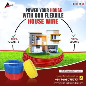 สายไฟฟ้าหุ้มฉนวนพีวีซีทนไฟ MEGACAB Housewire FR 70 ตร.มม. ทองแดงตีเกลียว 100 เมตร สำหรับงานเดินสายไฟฟ้าเหนือศีรษะในอาคาร - Product Image 2