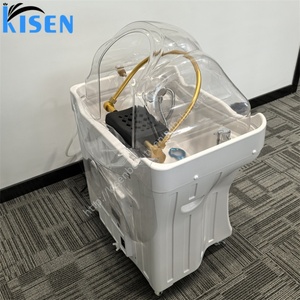 Kisen Bac Head Spa – Bac à shampoing portable sans tuyauterie avec circulation en cascade, idéal pour les lits de massage de salon haut de gamme - Product Image 2