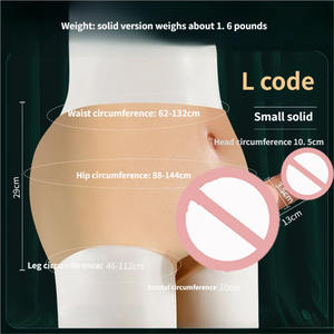 Kadınlar için yüksek gerçekçi yumuşak toplu Dildos yetişkin oyuncak külot manuel su geçirmez silikon iç çamaşırı kayış büyük duygu yapay penis - Product Image 6