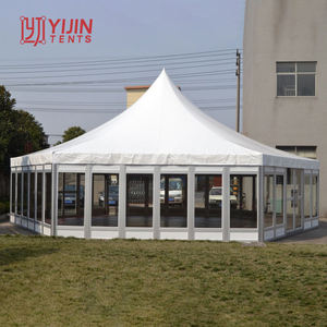 Carpas Hexagonales Tipo Pagoda de Aluminio de 5x5m para Exteriores, Económicas, en Venta, Carpa Hexagonal para Eventos y Exhibiciones - Product Image 6