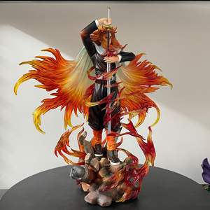 Figurine <span class=keywords><strong>d</strong></span>'<span class=keywords><strong>anime</strong></span> <span class=keywords><strong>Demon</strong></span> <span class=keywords><strong>Slayer</strong></span> Kyojuro Rengoku 30 cm, pose avec épée, modèle Hashira Flammes, figurine <span class=keywords><strong>d</strong></span>'action <span class=keywords><strong>Demon</strong></span> <span class=keywords><strong>Slayer</strong></span> - Product Image 5