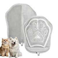 Gants de toilettage pour animaux de compagnie, écologiques, classiques, personnalisés, pour enlever les poils de chat, outil d'adsorption électrostatique, brosse-raclette bidirectionnelle 2-en-1