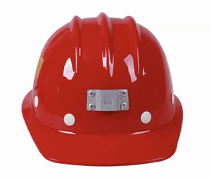 قبعة صلبة من البولي إيثيلين وسوداء وصفراء وحمراء من البلاستيك للبناء - Product Image 4