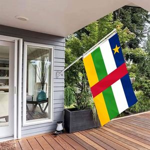 3x5ft Polyester Cheap Price Central African Republic Country <b>Flag</b> and National <b>Flags</b> With Two Grommets - Product Image 3