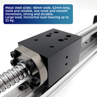UMOT Rail de guidage de volet roulant en aluminium à faible coût 700mm de course 25kg pour robot cartésien