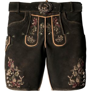 Lederhosen sur mesure authentiques pour hommes, shorts en cuir véritable, tenues d'Oktoberfest, style traditionnel allemand - Product Image 1