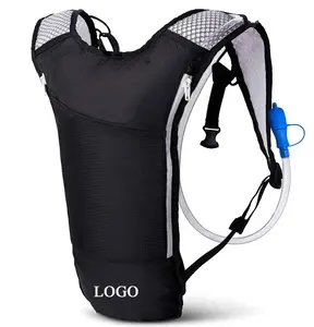 Mochila portátil 2019 com 2l, logotipo personalizado, leve, para caminhadas, bicicleta, corrida