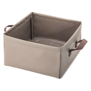 <span class=keywords><strong>Seau</strong></span> de pêche pliable en plastique imperméable portable pour l'extérieur, capacité 10L, bassin carré pour la plage <span class=keywords><strong>et</strong></span> le trempage des pieds - Product Image 5