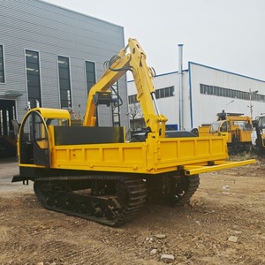 Cheap New <b>Dumper</b> Unique Hydraulic Rubber Crawler Self Transporter <b>Tracked</b> Vehicle <b>Dumper</b> Trade - Product Image 3