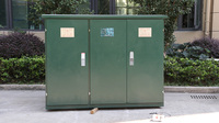 Subestación Prefabricada de Estilo Americano YB27-12 12kV/0.4kV, Subestación de Transformadores Montada en Plataforma para Exteriores Personalizable