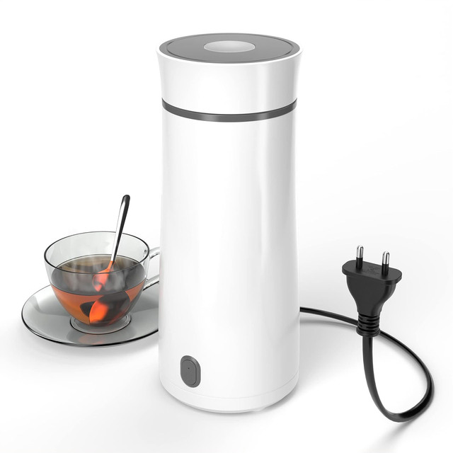 Portable Electric Kettles 350ML Tea Coffee Kettle Mini Travel Boil Heating Water Appliances Bottle for Personal Use