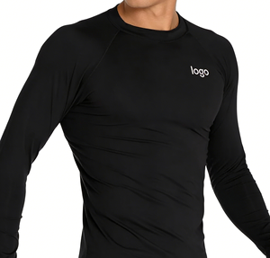 Fabricant de vêtements de sport, t-shirt personnalisé confortable pour hommes et femmes, coupe ajustée élastique, microfibre, toucher frais, anti-rétrécissement - Product Image 1