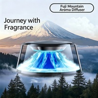 Diffuseur d'air frais pour voiture, logo personnalisé de luxe, design OEM Fuji, aromathérapie, parfum premium, diffuseur d'air intelligent pour voiture