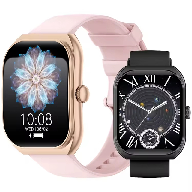 2025 New Z172 Smart Watch Curved Square Screen 1ATM Waterproof Sports Fitness Tracker Health Monitoring Smartwatch with Calling