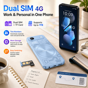 สมาร์ทโฟน Invens Air 1 หน้าจอ 6.56 นิ้ว ความจุ 4+128GB กล้องหลัก 8MP+16MP แบตเตอรี่ 5000mAh รองรับซิมคู่ ระบบปฏิบัติการ Android 16 โทรศัพท์มือถือ ปลดล็อคด้วยใบหน้า - Product Image 5
