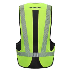 DUHAN Hi Vis Moto Airbag Ärmellose Jacke Aufblasbare Motorrad weste Airbag