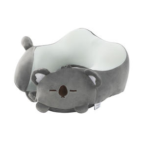 Almohada de Viaje en Forma de U de Espuma Viscoelástica Topmoo, Diseño de Animal de Dibujos Animados, Soporte Portátil para el Cuello, para Avión, Oficina, Siesta, Caballo Rojo de la Suerte - Product Image 2